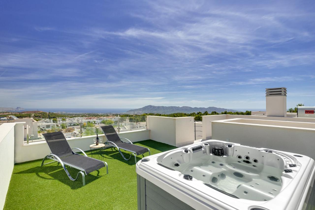 Villa Blanka, Amazing Villa With Hot Tube & Heated Pool In Polop, Alicante Exterior foto